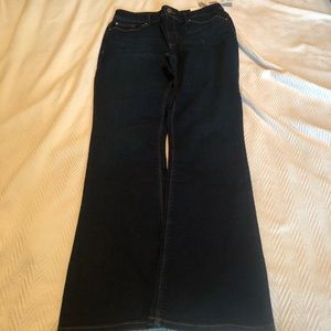 Chico’s barely bootcut jeans